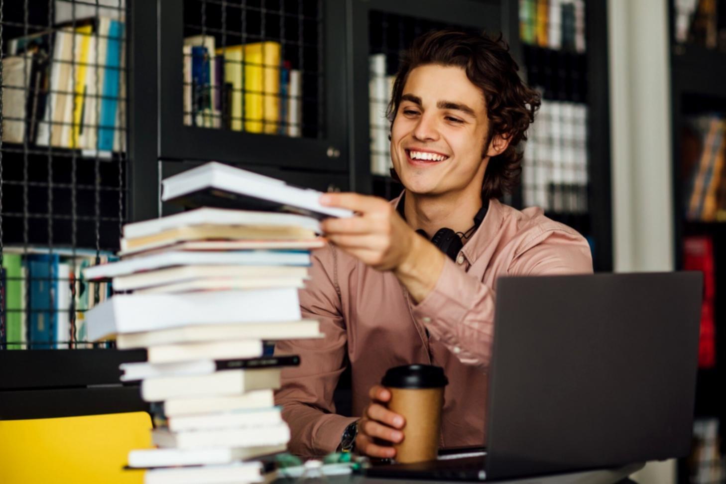 Financial analyst reviewing quarterly reports with highlighter
